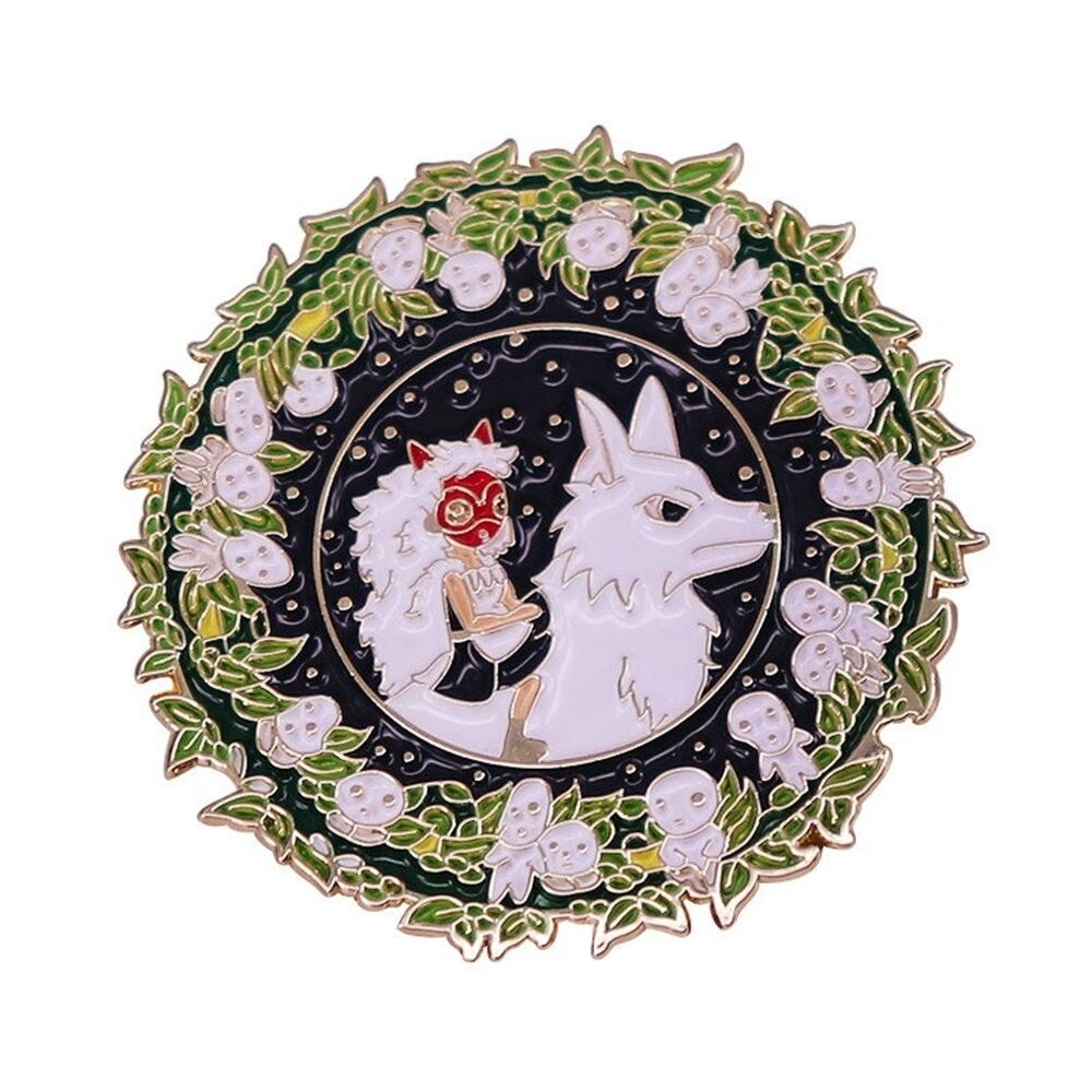 Princess Mononoke Anime Enamel Pins 415
